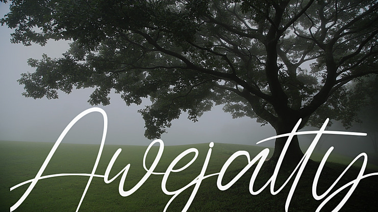 Awejatty Font