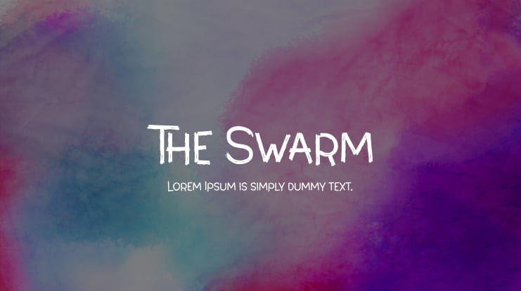 The Swarm Font