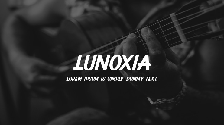 lunoxia Font