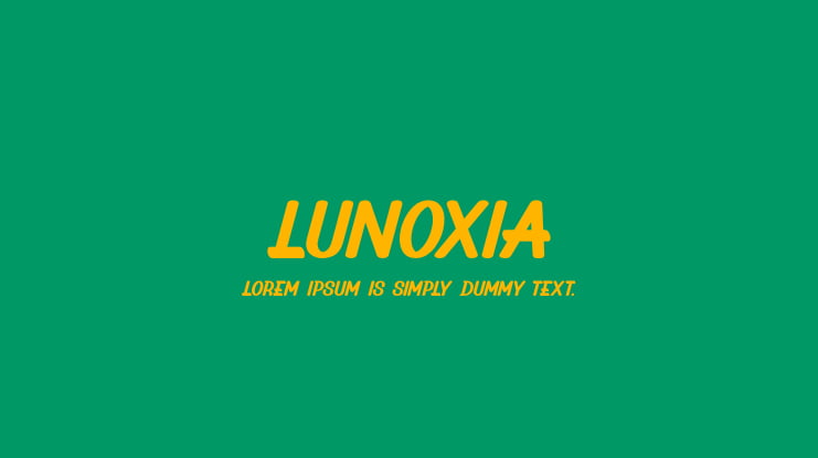 lunoxia Font