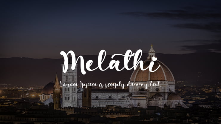 Melathi Font