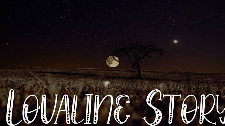 Lovaline Story Font