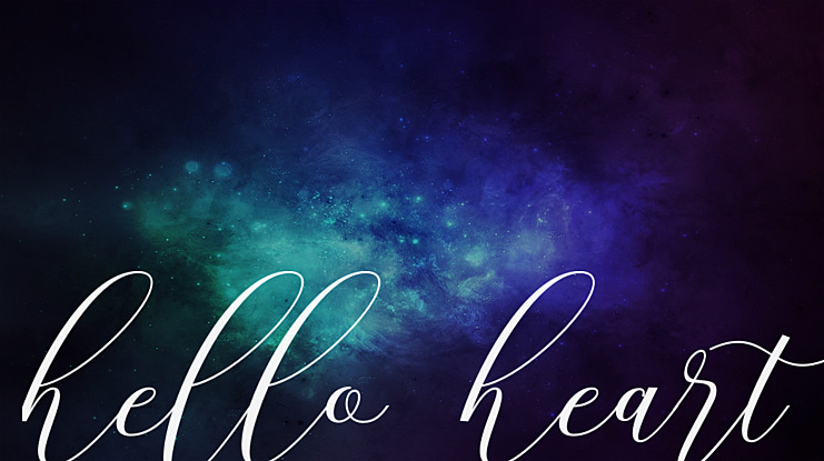 hello heart Font