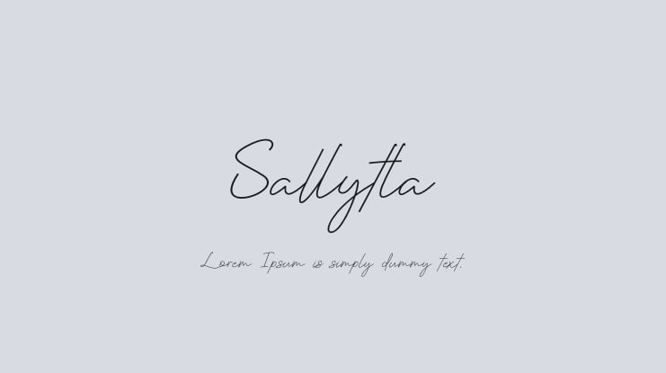 Sallytta Font