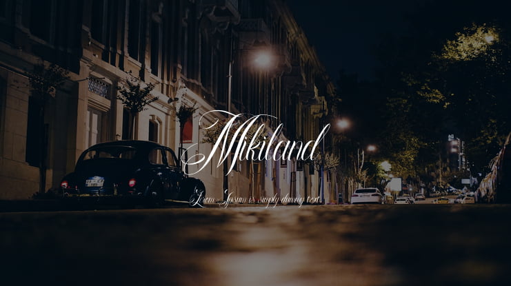 Mikiland Font
