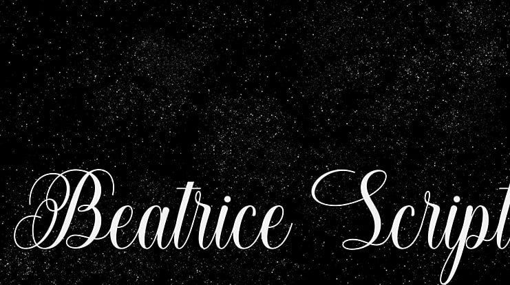 Beatrice Script Font