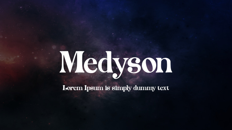 Medyson Font