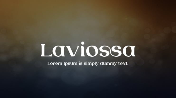 Laviossa Font