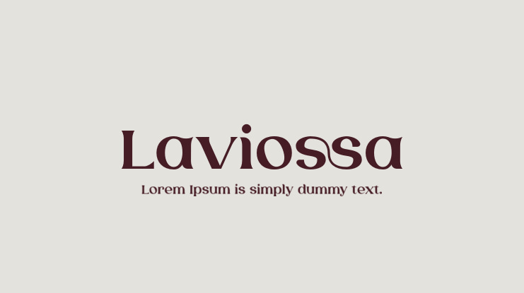 Laviossa Font