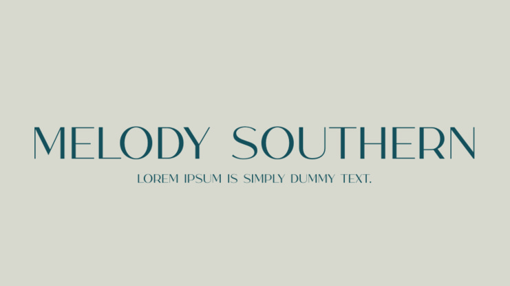 Melody Southern Font Family