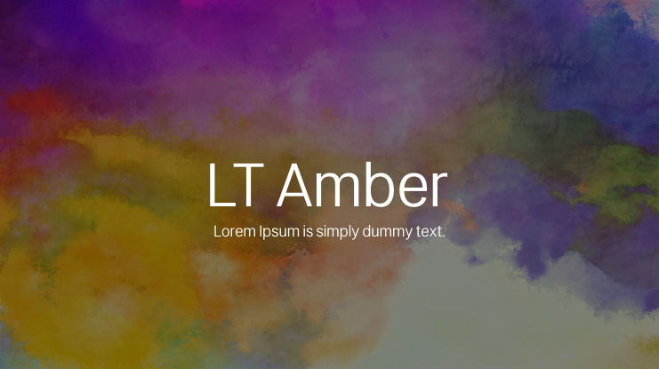 LT Amber Font Family