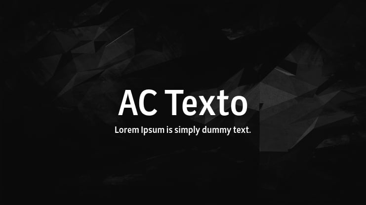 AC Texto Font