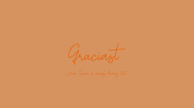 Graciast Font