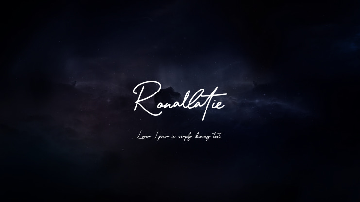 Ronallatie Font