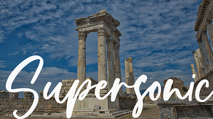 Supersonic Font