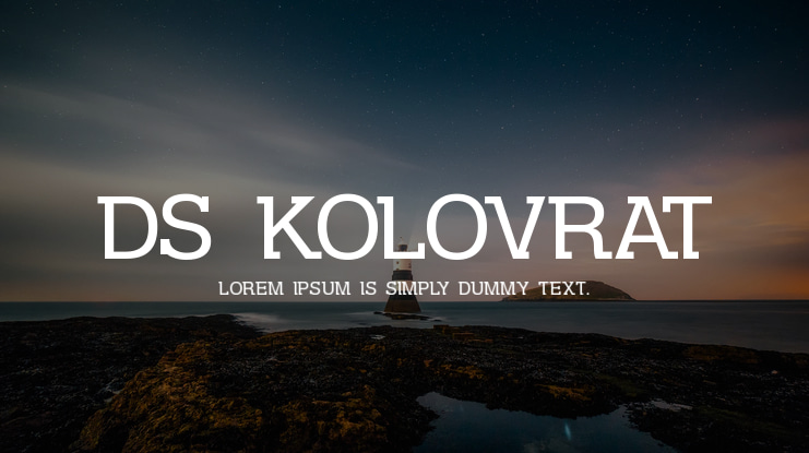 DS Kolovrat Font