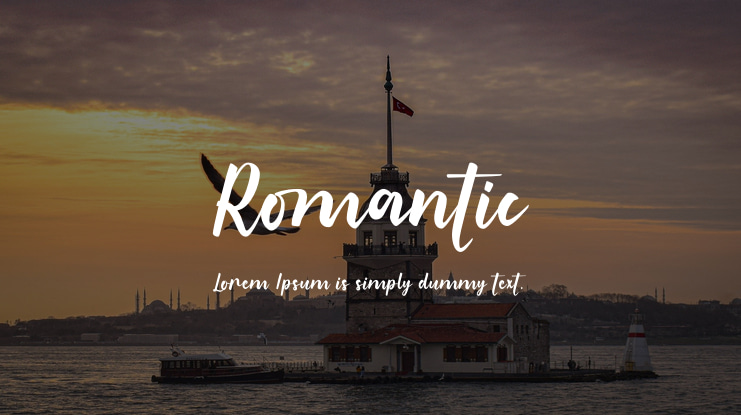 Romantic Font Family