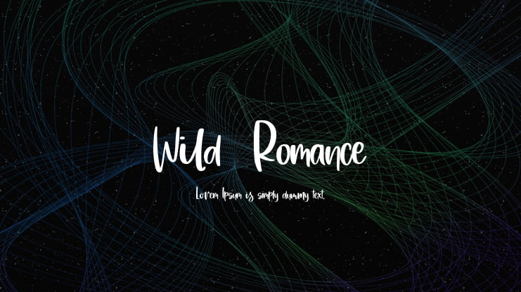Wild  Romance Font
