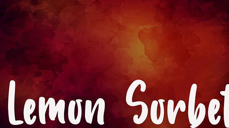 Lemon Sorbet Font