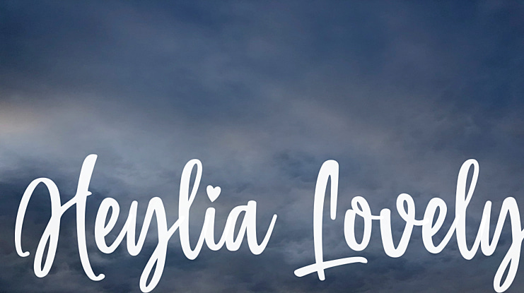 Heylia Lovely Font