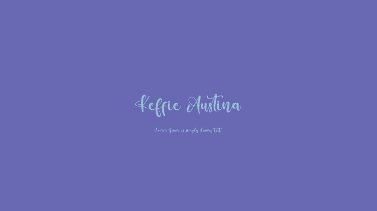 Keffie Austina Font Family