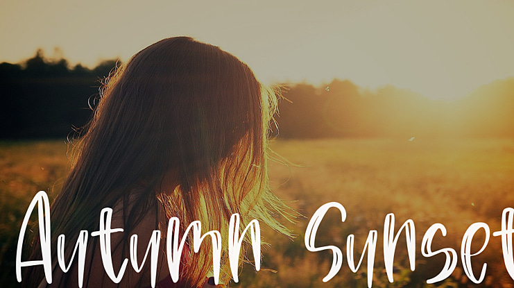 Autumn Sunset Font