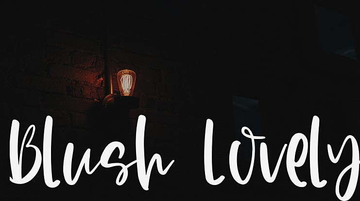 Blush Lovely Font