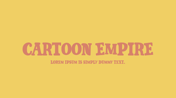 Cartoon Empire Font