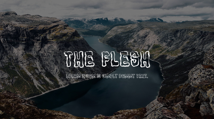 The Flesh Font