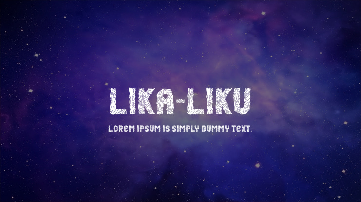 Lika-Liku Font