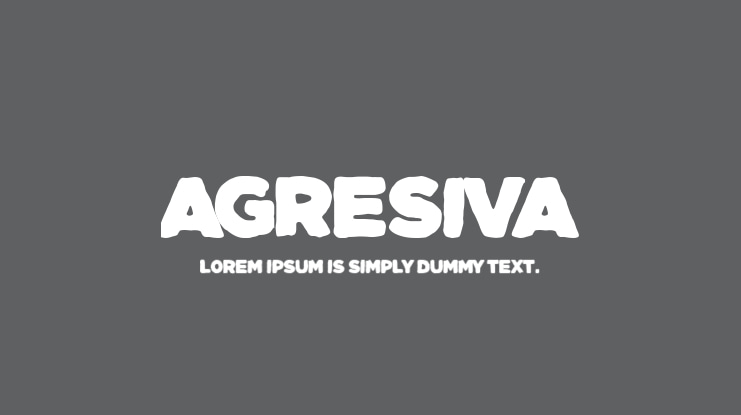 Agresiva Font