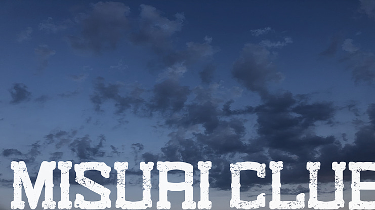 Misuri Club Font