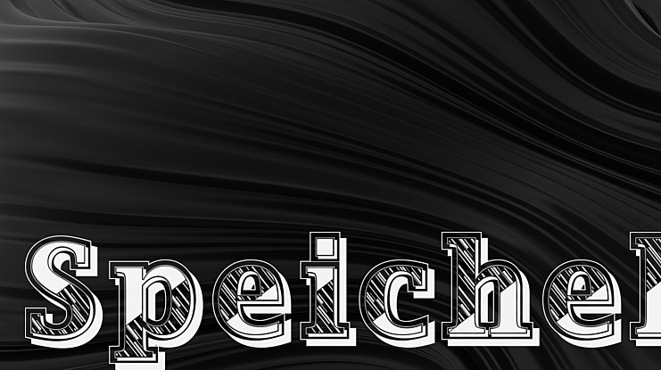 Speichel Font