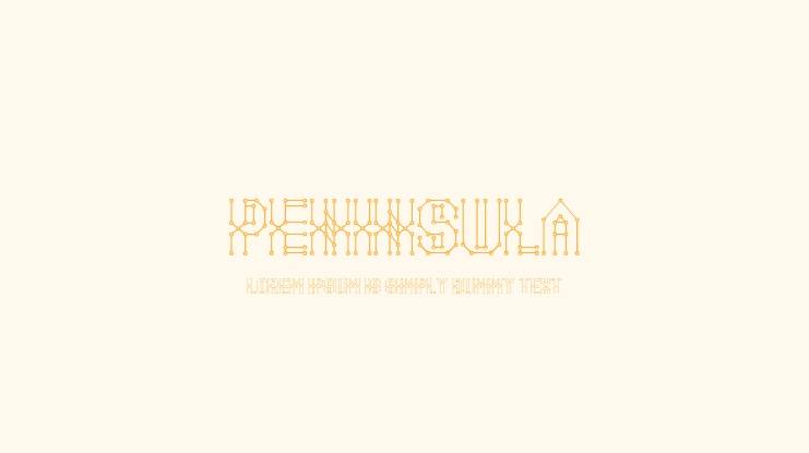 Peninsula Font