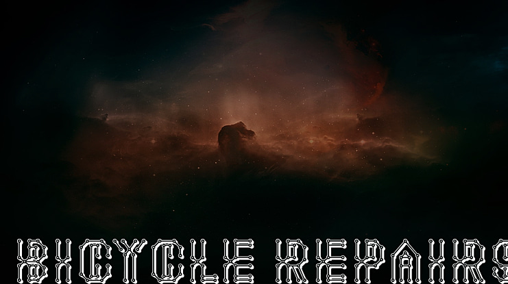 Bicycle Repairs Font