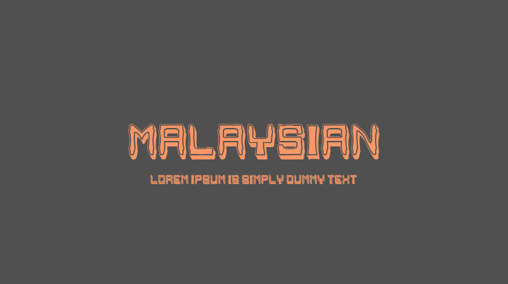 Malaysian Font