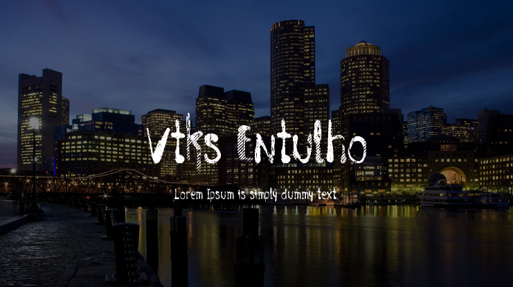 Vtks Entulho Font