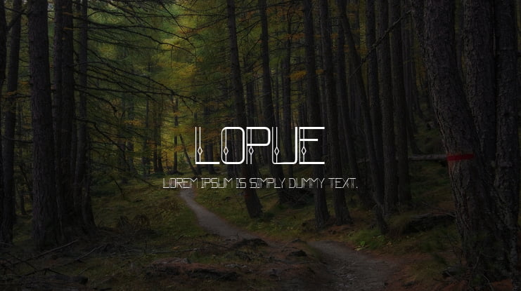 lopue Font