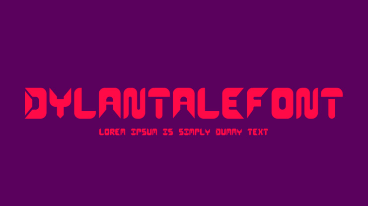 DylanTaleFont Font