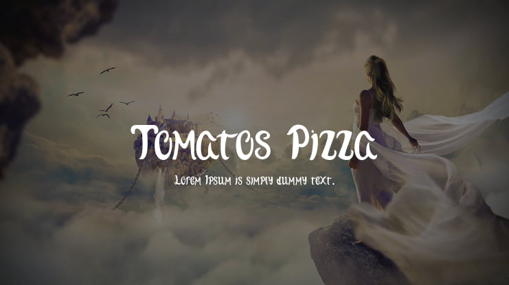 Tomatos Pizza Font