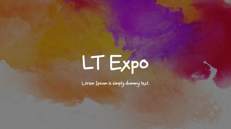 LT Expo Font