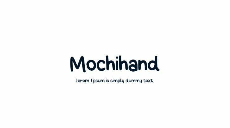 Mochihand Font
