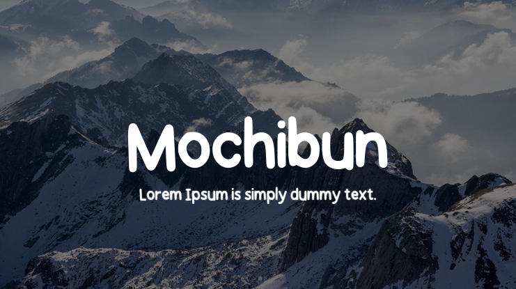 Mochibun Font