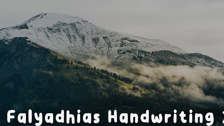 Falyadhias Handwriting 2 Font