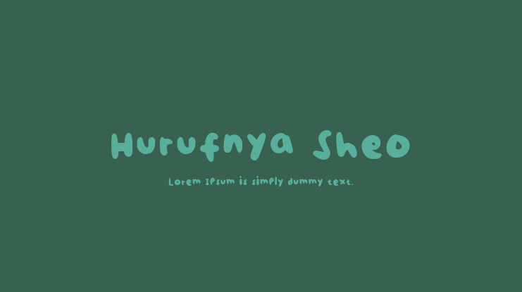 Hurufnya Sheo Font
