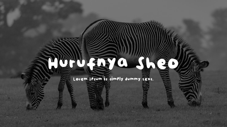 Hurufnya Sheo Font