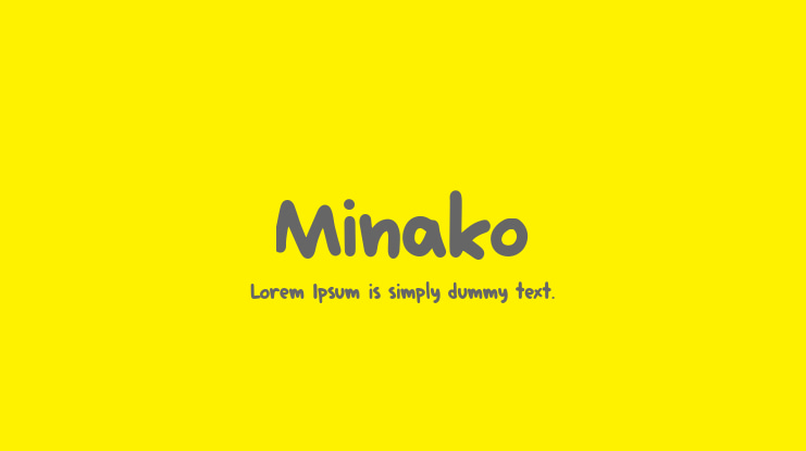 Minako Font