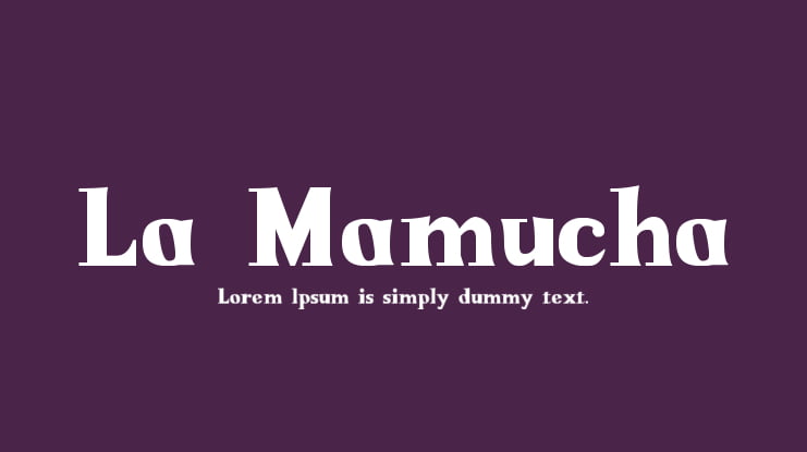 La Mamucha Font