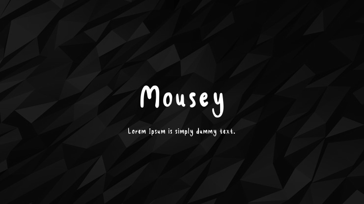 Mousey Font