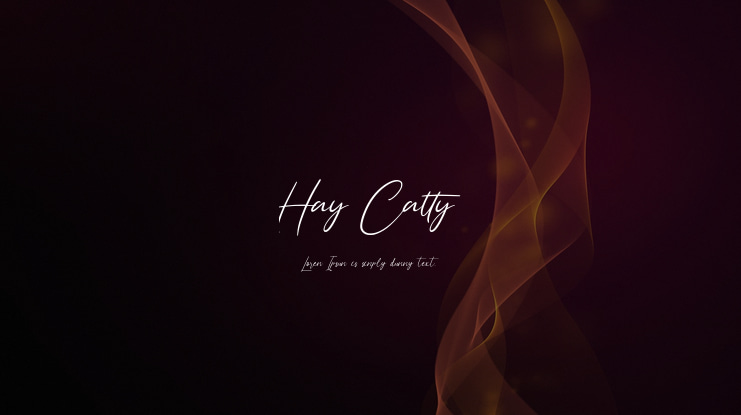 Hay Catty Font
